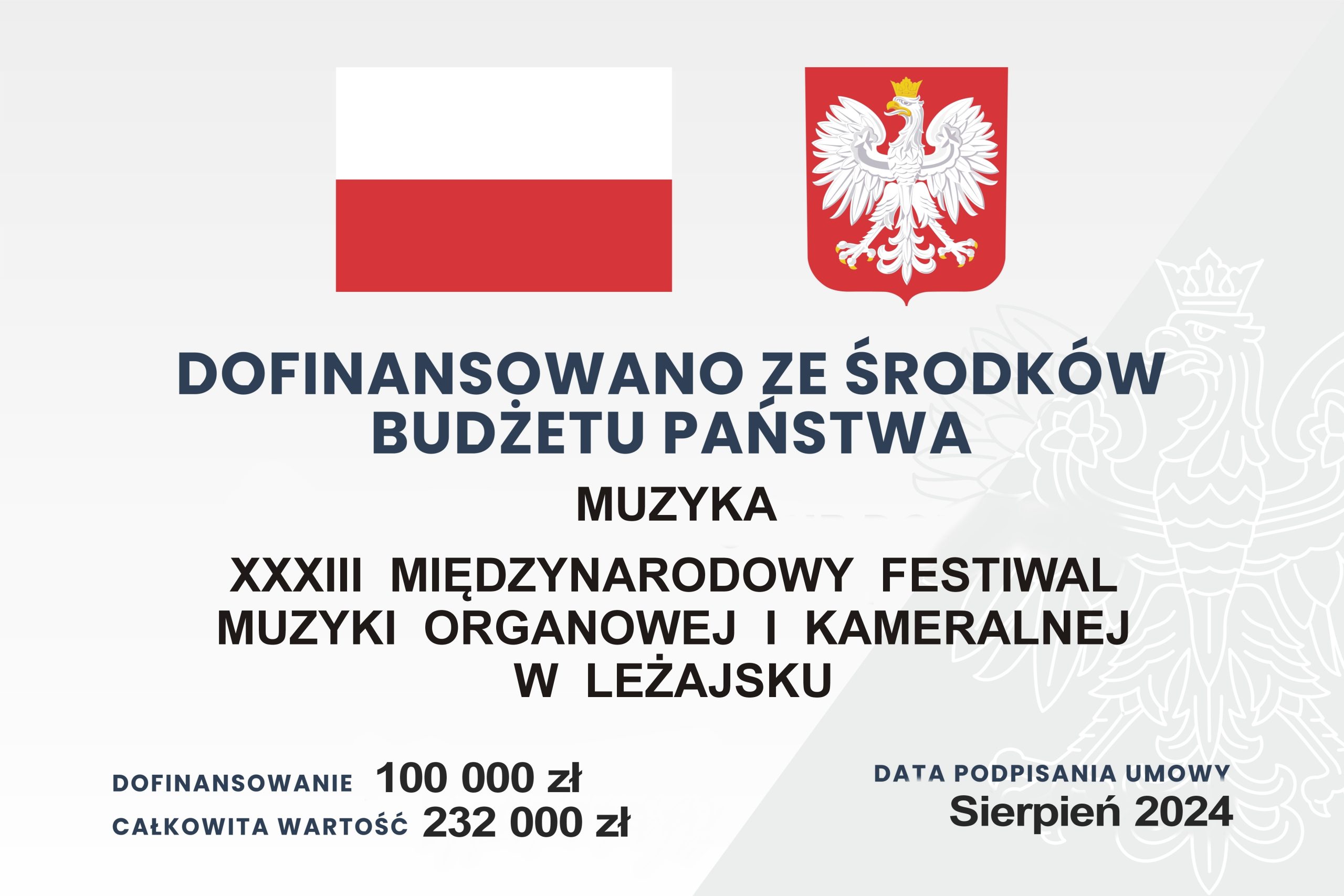 Sponsorzy - Międzynarodowy Festiwal Muzyki Organowej i Kameralnej